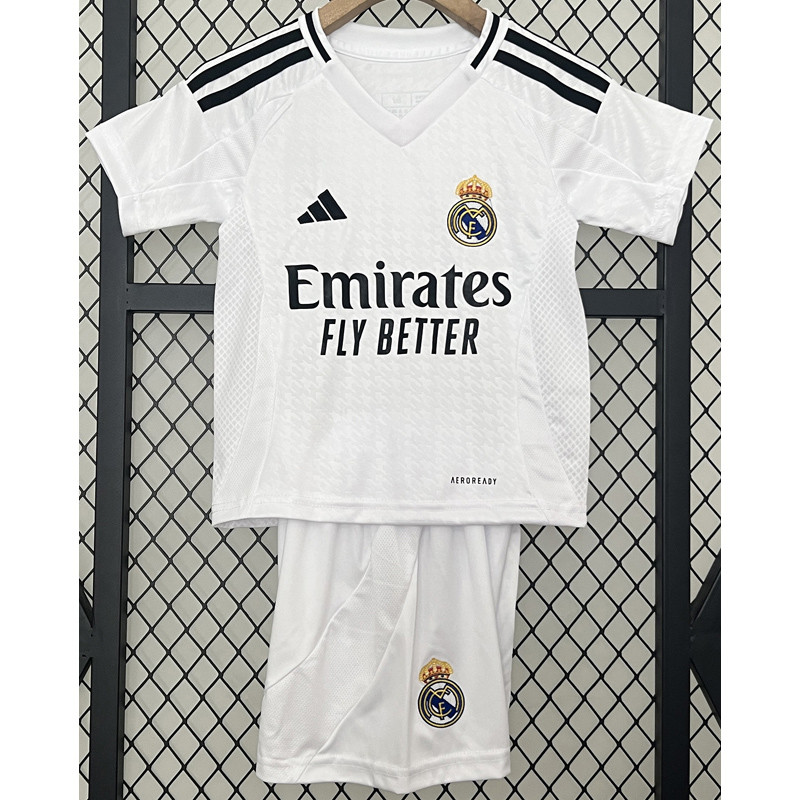 24-25 Real Madrid Home Kids Soccer Jersey