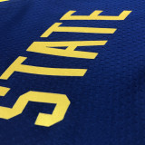 22-23 WARRIORS CURRY #30 Royal blue Top Quality Hot Pressing NBA Jersey (Trapeze Edition)