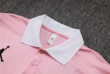 Mens PSG x Jordan Polo Shirt Pink 2024/25