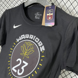 T223 WARRIORS GREEN #23 Black High Quality Casual T-Shirt