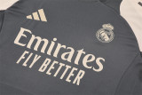 Mens Real Madrid Short Training Suit Dark Grey 2024/25