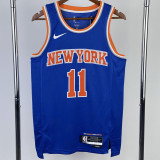 22-23 KNICKS BRUNSION #11 Blue Top Quality Hot Pressing NBA Jersey