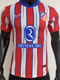 24-25  Atletico Madrid Home Player Version Soccer Jersey