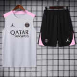24-25 PSG Grey Vest Short traning suit