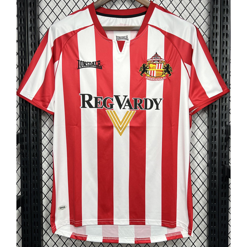 2005-2006 Sunderland Home Retro Soccer Jersey