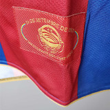 2007-2008 Mens  Barcelona Home Retro Long Sleeve Soccer Jersey