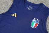 24-25 Italy Royal blue Tank top and shorts suit