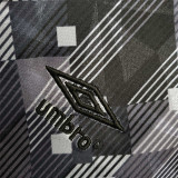 1990 England Away Black Retro Soccer Jersey