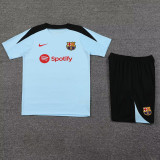 24-25 Mens Barcelona  Light blue Training Short Suit