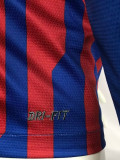 2011-2012  Barcelona Home Long Sleeve Retro Soccer Jersey