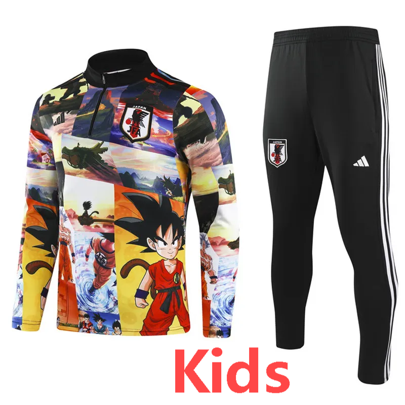 24-25 Japan Colours Kids Half Pull Tracksuit