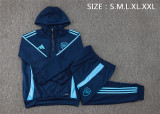Mens Arsenal Hoodie Sweatshirt + Pants Training Suit Royal 2024/25