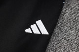 24-25 AD Black Half Pull Tracksuit