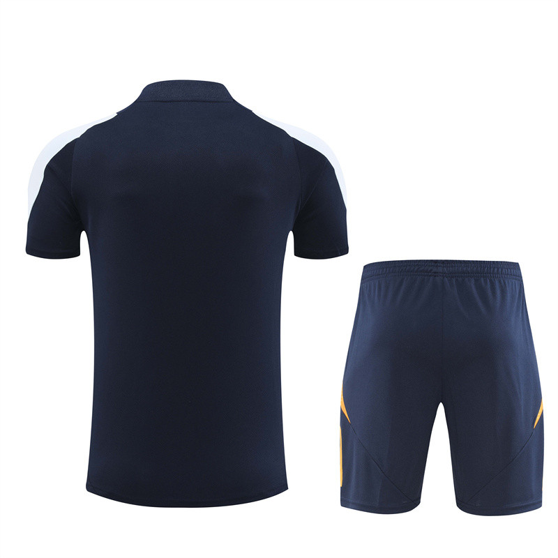 Mens Real Madrid Short Training Suit Royal 2024/25