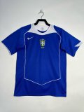 Mens Brazil Retro Away Jersey 2004