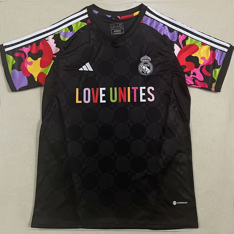 2024  Real Madrid Black Joint Edition Training Shirts
