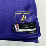 Mens Los Angeles Lakers NIKE Black - Puple 2024/25 Swingman Jersey - City Edition