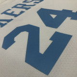 22-23 LAKERS BRYANT #24 White Top Quality Hot Pressing NBA Jersey (Retro Logo)