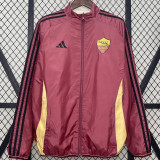 24-25 Roma Red & Khaki Double Sided Windbreaker