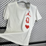 T179 Jordan White High Quality Casual T-Shirt