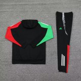 Mens Arsenal Hoodie Sweatshirt + Pants Training Suit Black 2024/25