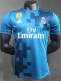 2017-2018 Real Madrid  Third Player Version Retro Soccer Jersey
