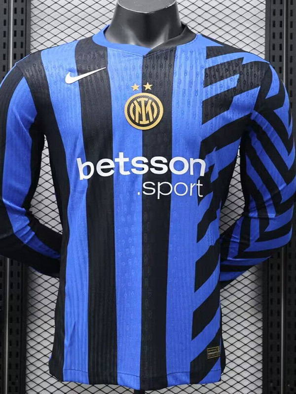 24-25 INT Home Long Sleeve Player Version Soccer Jersey