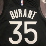 2020 Warriors DURANT #35 Black Grey Top Quality Hot Pressing NBA Jersey