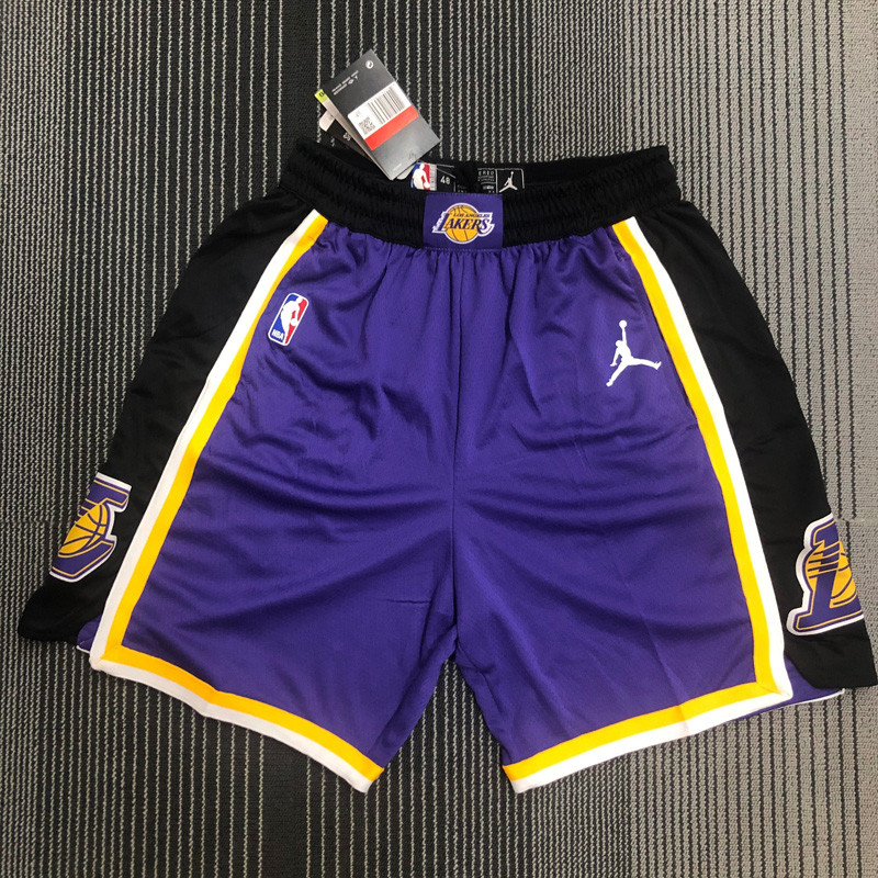 20-21 LAKERS Purple Top Quality NBA Pants (Trapeze Edition)