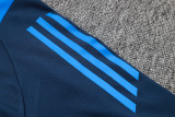 24-25 AD Royal Blue Half Pull Tracksuit