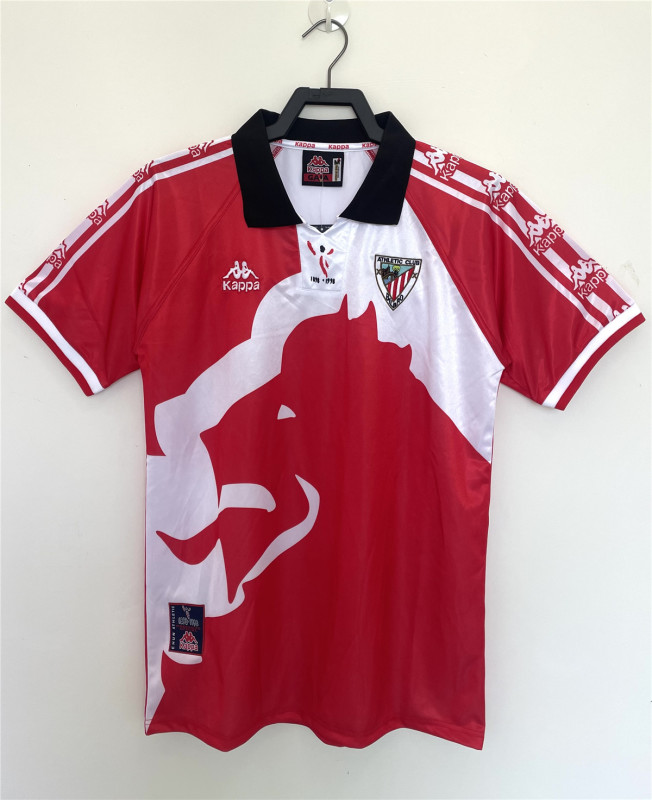 Mens Athletic Bilbao Retro Home Jersey 1997/99