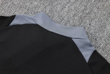 24-25 AD Black Half Pull Tracksuit