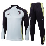 Mens Juventus Training Suit Light Grey 2024/25