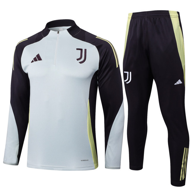 Mens Juventus Training Suit Light Grey 2024/25