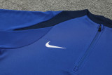 2024 NK Fancy Blue Half Pull Tracksuit