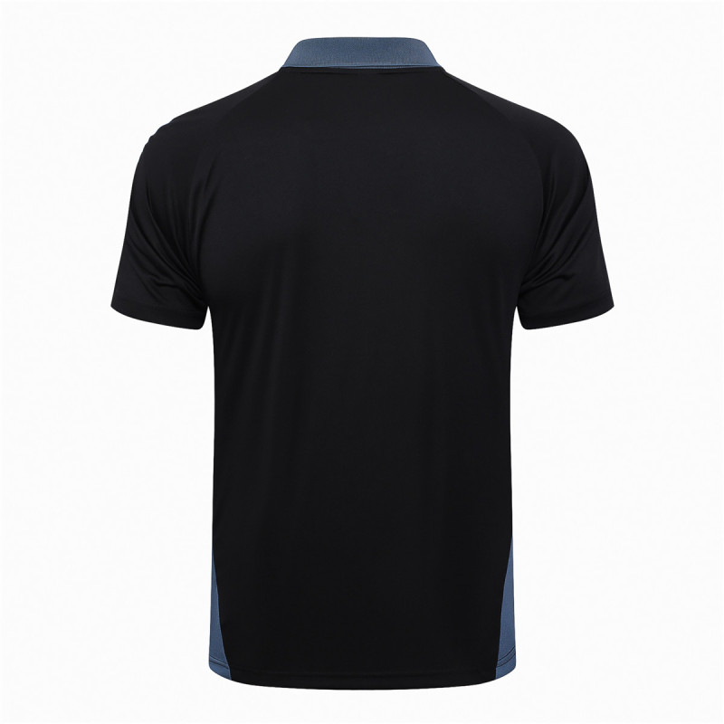 Mens Manchester United Polo Shirt Black 2024/25