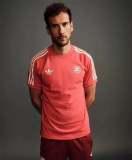 Mens Bayern Munich Adicolor Classics 3-Stripes Tee Red Jersey 2024/25
