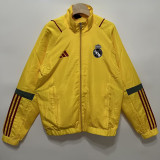 24-25  Real Madrid  Yellow Windbreaker