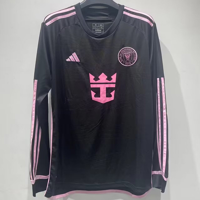 24-25 Inter Miami Away Long Sleeve Soccer Jersey