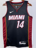 22-23 HEAT HERRO #14 Black Top Quality Hot Pressing NBA Jersey