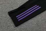 24-25 Germany Purple Kids Half Pull Tracksuit