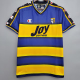 2001-2002 Parma Home Retro Soccer Jersey