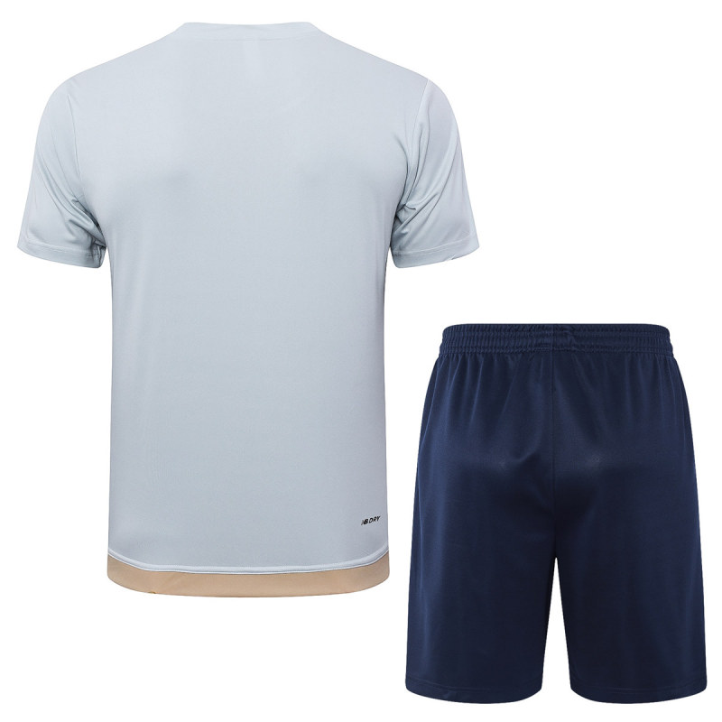 Mens Sao Paulo FC Short Training Suit Light Grey 2024/25