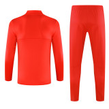 24-25 Man Utd Red Half Pull Tracksuit (半拉链)