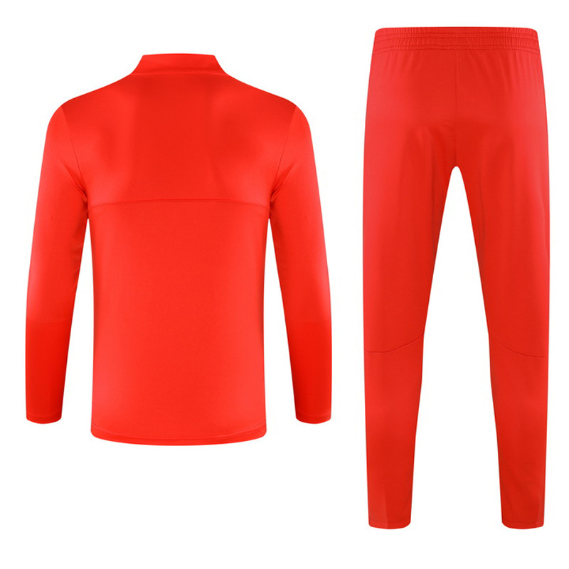 24-25 Man Utd Red Half Pull Tracksuit (半拉链)