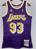 2023 LAKERS & BAPE #93 Purple Top Quality Hot Pressing NBA Jersey