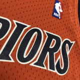 2010 WARRIORS CURRY #30 Orange Retro Top Quality Hot Pressing NBA Jersey
