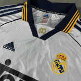 1998-2000  Real Madrid Home Retro Soccer Jersey