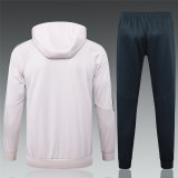 Kids Real Madrid Hoodie Sweatshirt + Pants Suit Pale Pink 2024/25