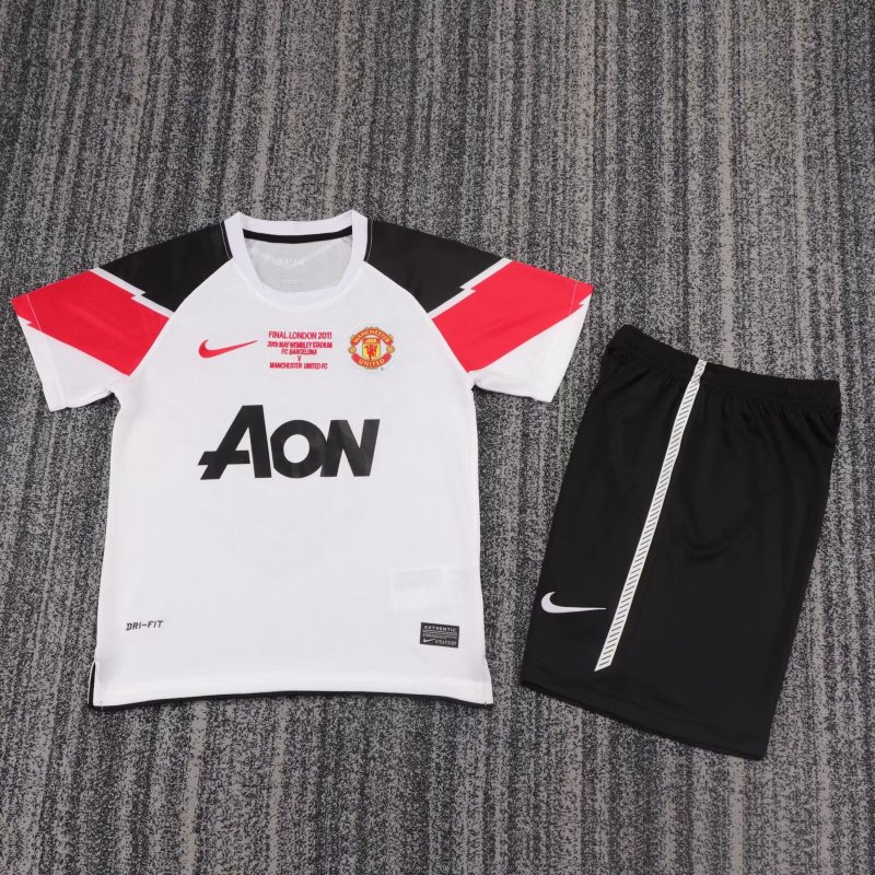 Kids Retro Manchester United Away Jersey 2011/12